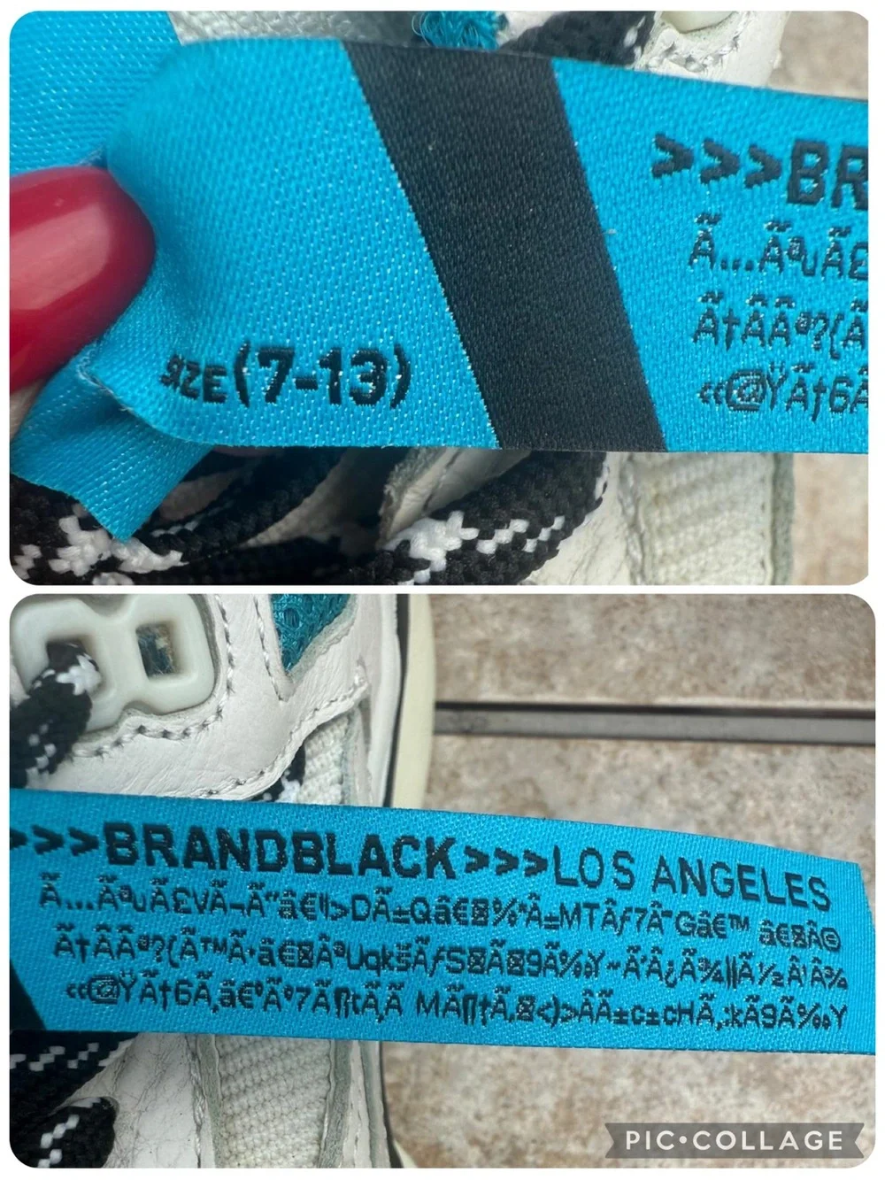 Brandblack Saga chunky sneakers size 7
